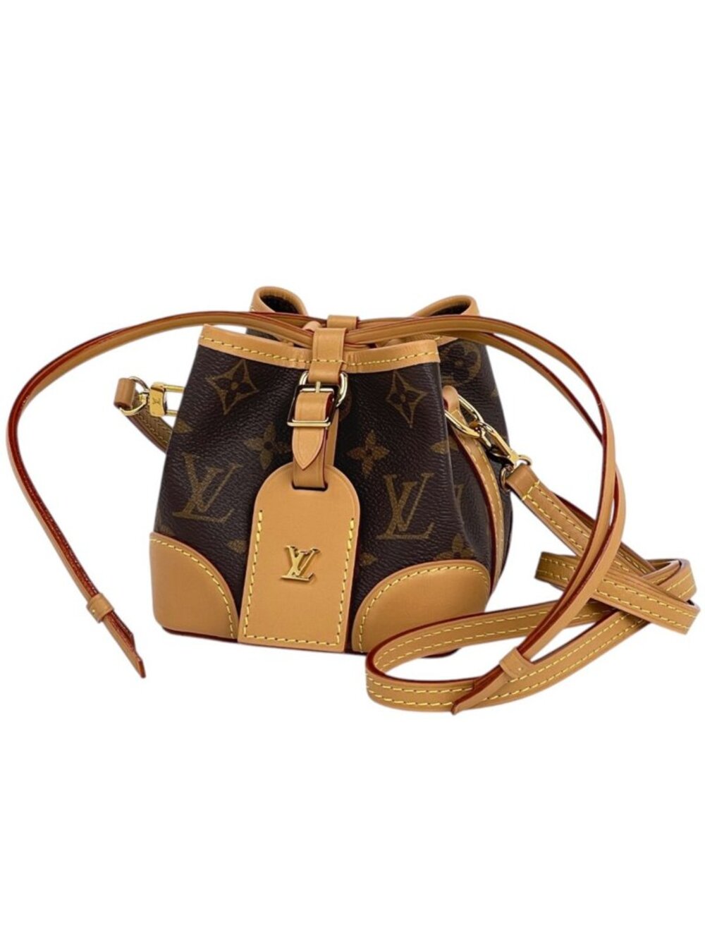 Louis Vuitton Noe Perth Shoulder Bag Monogram Brown